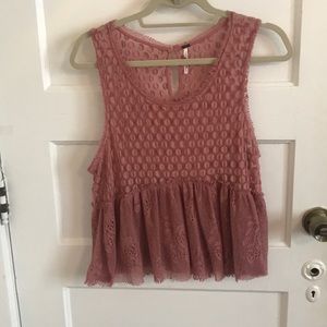 Free people tank top. Flowy fit